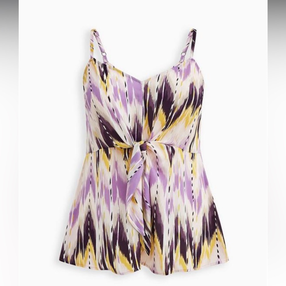 Tie Front Cami - Picture 3 of 5